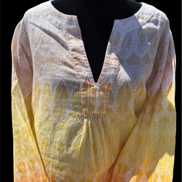 Chico’s 2 (L/12) women’s 3/4 sleeve, lightweight top - Picture 1 of 9